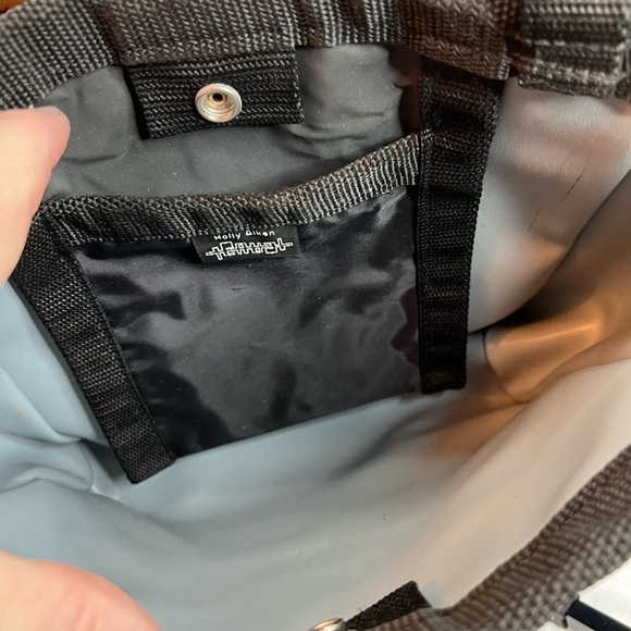 Holly Aiken Hand Crafted Vinyl Snap Close Tote (choose one color) - Picture 3 of 9